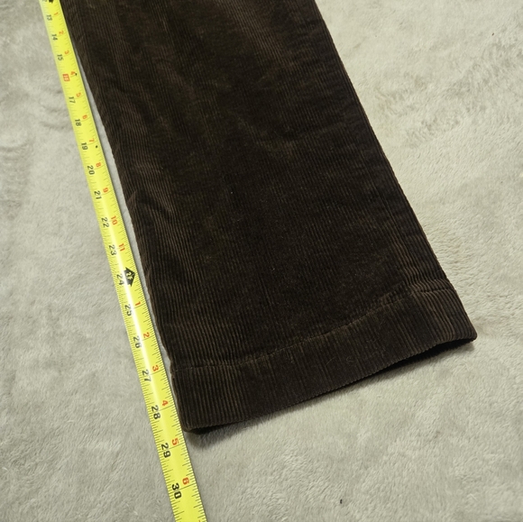 Vintage Polo Ralph Lauren Dark Brown Corduroy Pants Mens 36×30(29) Classic Fit - Picture 9 of 10